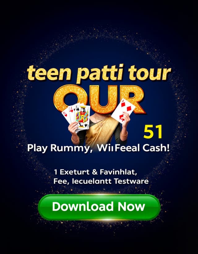 Teen Patti Tour Banner